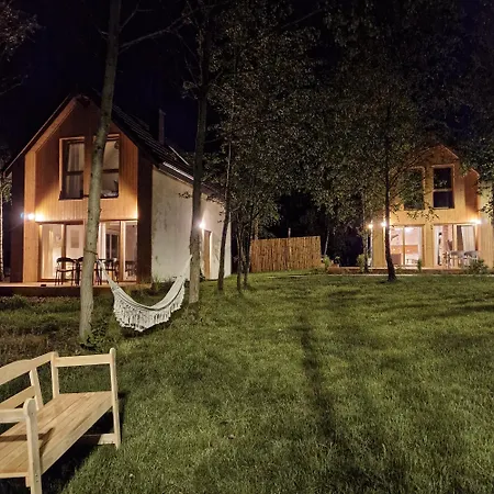 Dzikie Domki Nowe Domki Z Prywatna Balia, Sauna Ferienhaus Kobysewo