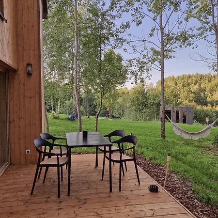 Dzikie Domki Nowe Domki Z Prywatna Balia, Sauna Ferienhaus *